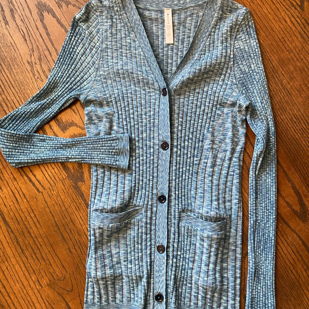 Athleta revolve Women's Teal Cardigan Sweater